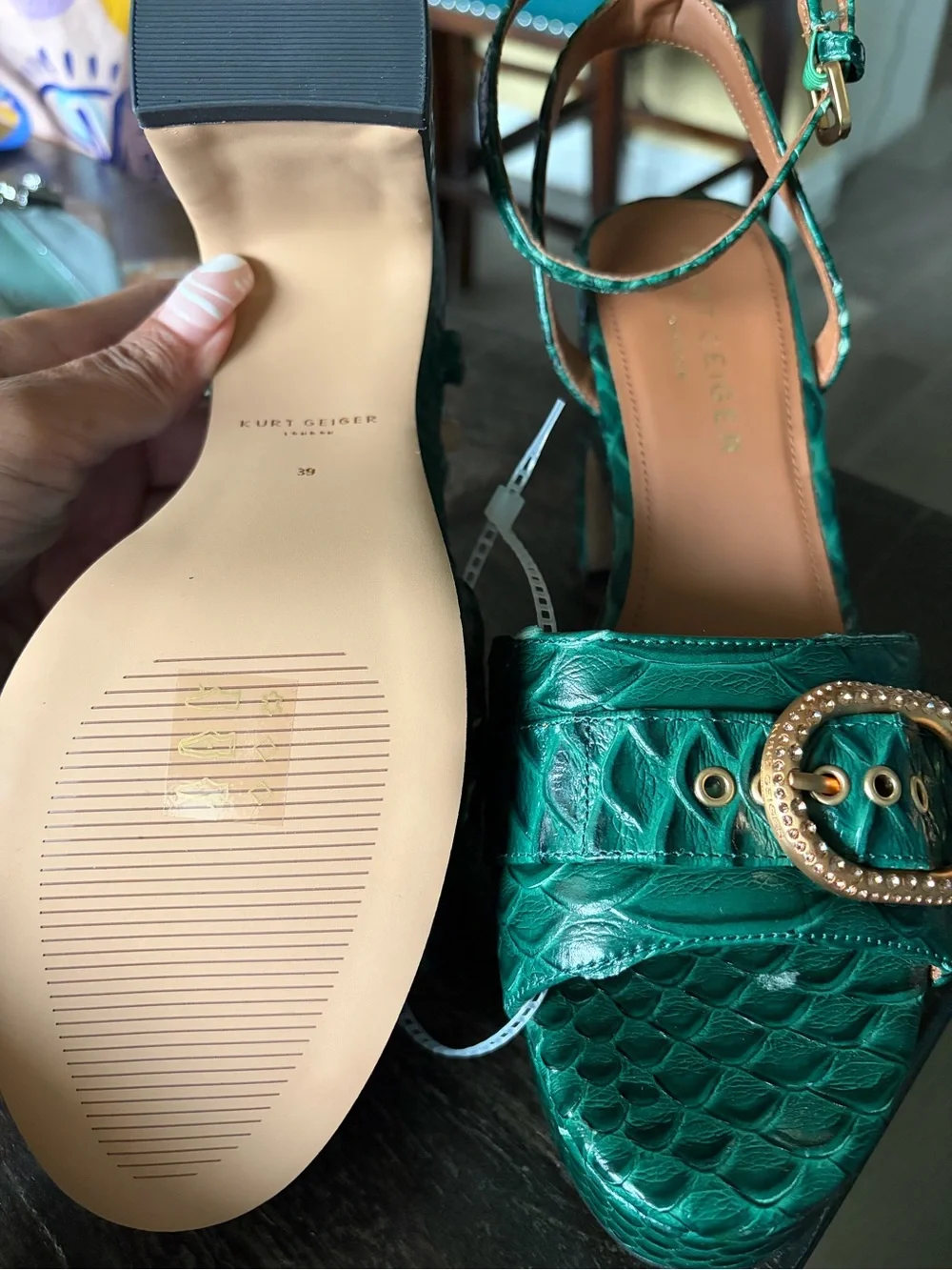 Kurt Geiger London Greenwich platform sandals - Picture 8 of 10